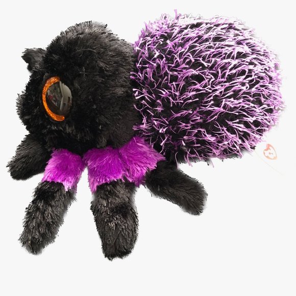 Ty Beanie Boo "Creepy" the Purple Spider Plush 7" Stuffed Tarantula Halloween - Picture 3 of 8